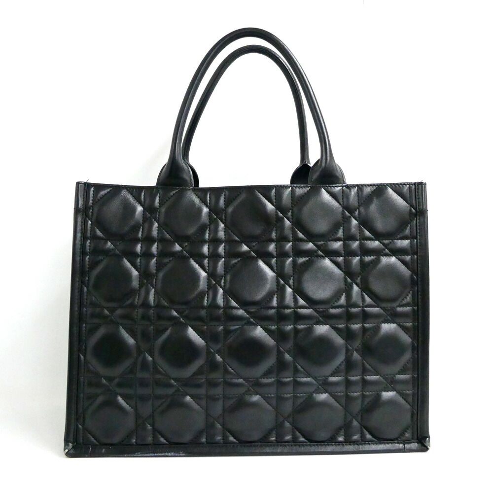 Dior Book Tote Macro Cannage Shoulder Calfskin — view 2