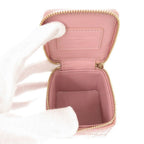 Dior Lady Chain Cube Micro Pouch Patent Leather Pink — view 8