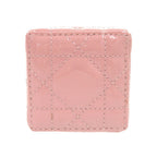 Dior Lady Chain Cube Micro Pouch Patent Leather Pink — view 5