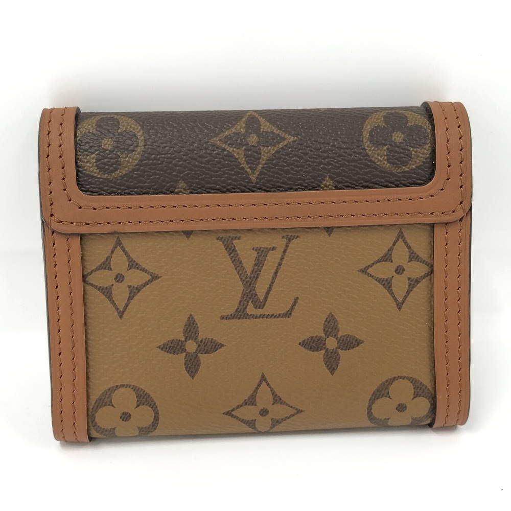 Louis Vuitton Portefeuille Dauphine Compact Trifold Wallet Monogram — view 3