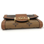 Louis Vuitton Portefeuille Dauphine Compact Trifold Wallet Monogram — view 5