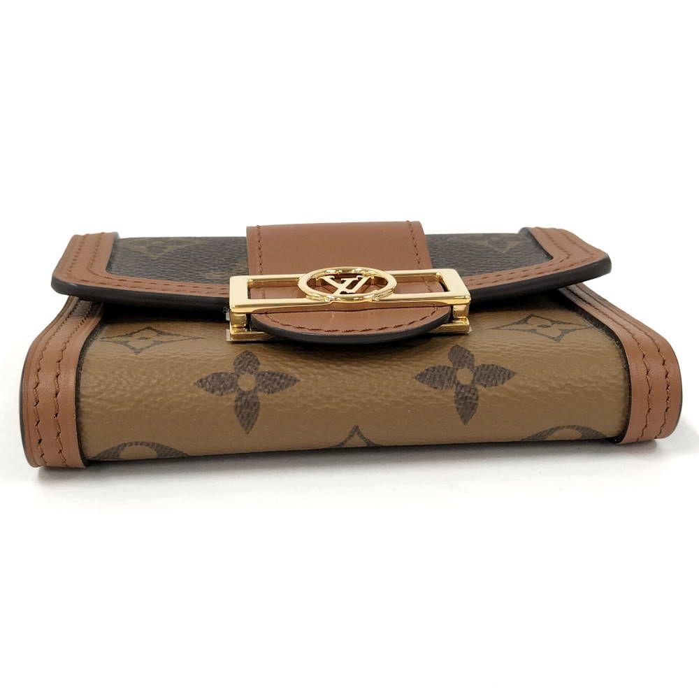 Louis Vuitton Portefeuille Dauphine Compact Trifold Wallet Monogram — view 5