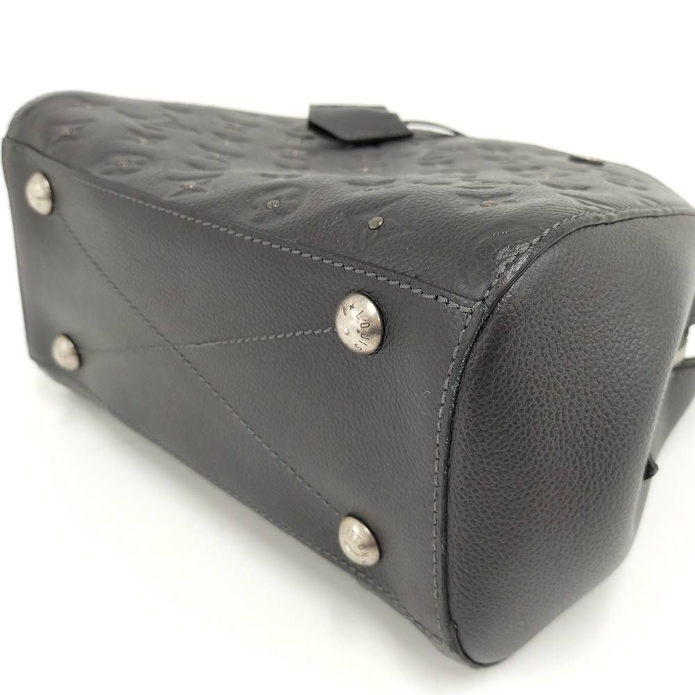 Louis Vuitton Montaigne BB 2-Way Bag Monogram Empreinte Studs Black — view 4