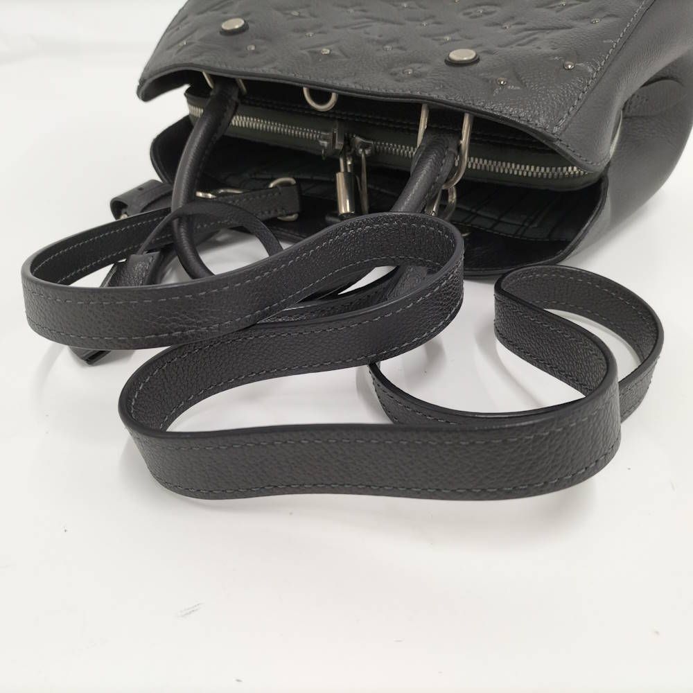 Louis Vuitton Montaigne BB 2-Way Bag Monogram Empreinte Studs Black — view 7