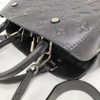 Louis Vuitton Montaigne BB 2-Way Bag Monogram Empreinte Studs Black — view 6