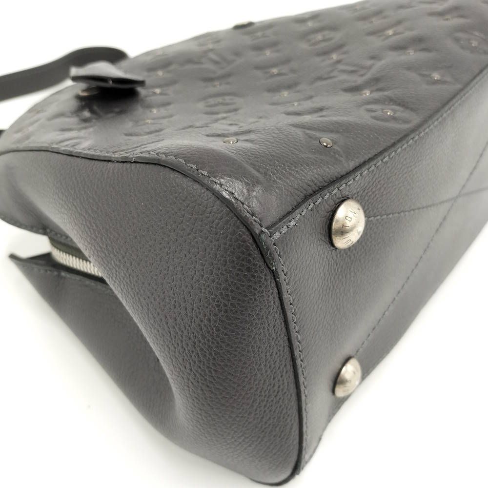 Louis Vuitton Montaigne BB 2-Way Bag Monogram Empreinte Studs Black — view 3