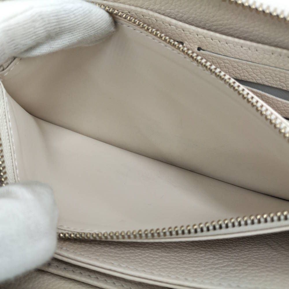 Louis Vuitton Zippy Wallet Zip Around Monogram Empreinte Dream Beige — view 7