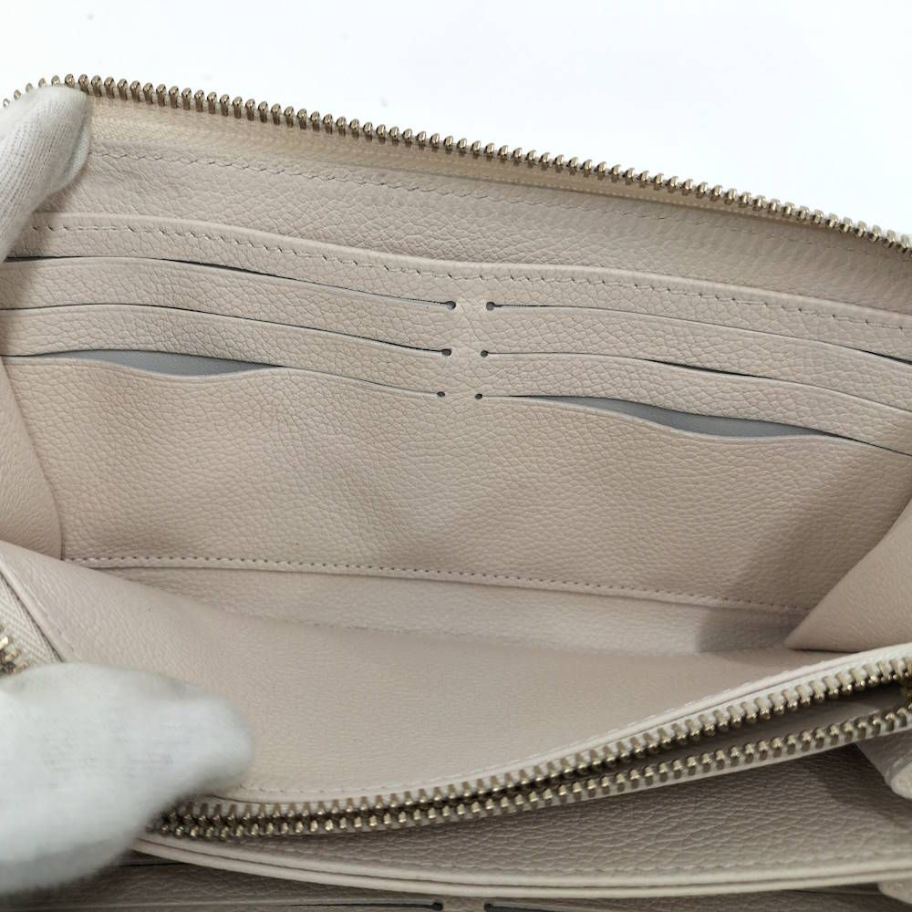 Louis Vuitton Zippy Wallet Zip Around Monogram Empreinte Dream Beige — view 9
