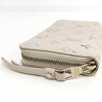 Louis Vuitton Zippy Wallet Zip Around Monogram Empreinte Dream Beige — view 5