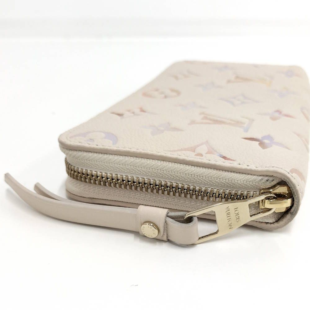Louis Vuitton Zippy Wallet Zip Around Monogram Empreinte Dream Beige — view 5