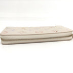 Louis Vuitton Zippy Wallet Zip Around Monogram Empreinte Dream Beige — view 6