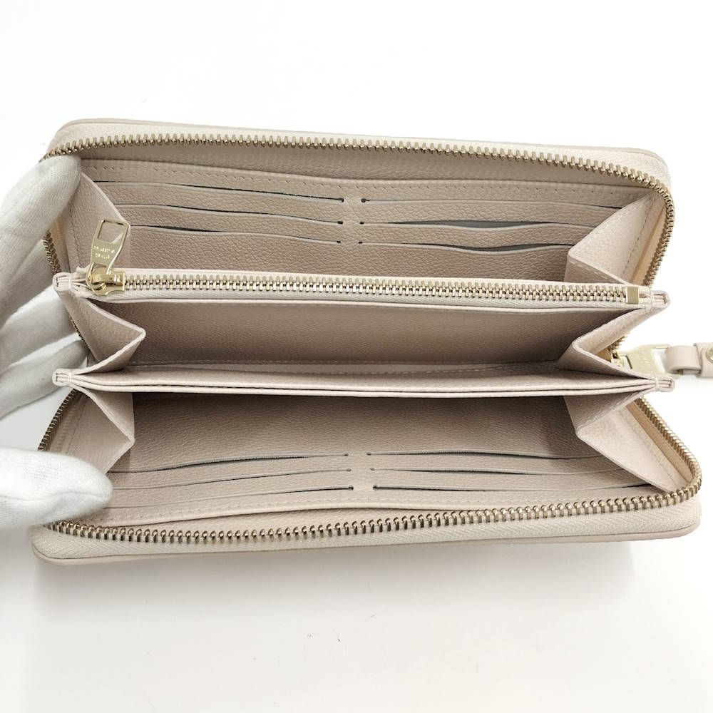 Louis Vuitton Zippy Wallet Zip Around Monogram Empreinte Dream Beige — view 2