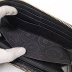 Gucci Soho Zip Around Wallet Interlocking Leather Black — view 8