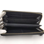 Gucci Soho Zip Around Wallet Interlocking Leather Black — view 2