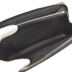Louis Vuitton Zippy Wallet Horizontal Zip Around Taiga Noir Black — view 7