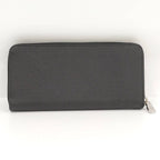 Louis Vuitton Zippy Wallet Horizontal Zip Around Taiga Noir Black — view 3