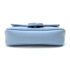 Gucci Belt Chain Bag GG Marmont Leather Light Blue — view 4