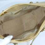 Chanel Chain Shoulder Bag Caviar Leather Beige — view 9