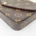 Louis Vuitton Pochette Felicie Chain Shoulder Bag Monogram — view 3