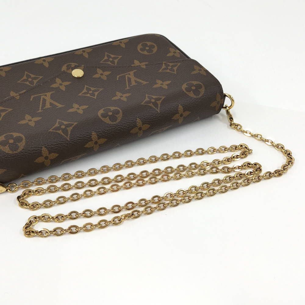 Louis Vuitton Pochette Felicie Chain Shoulder Bag Monogram — view 4
