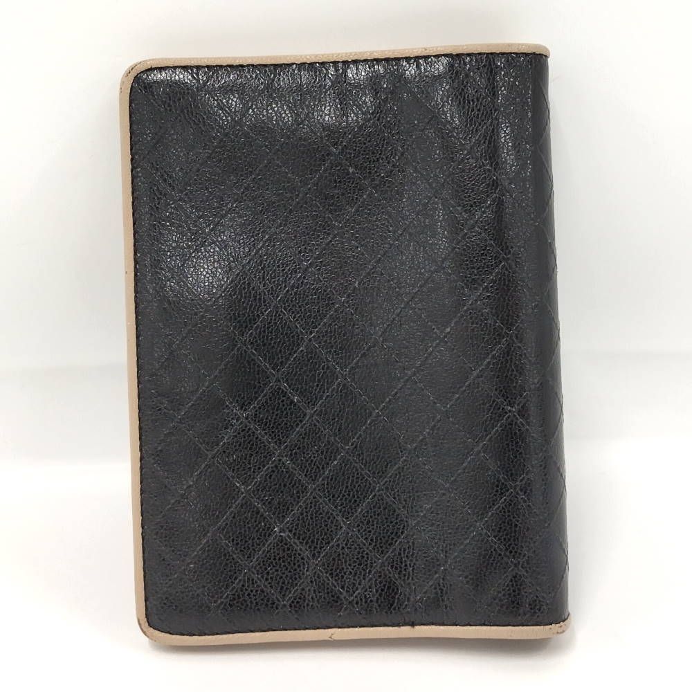 Chanel Notebook Cover Leather Black Agenda — view 3