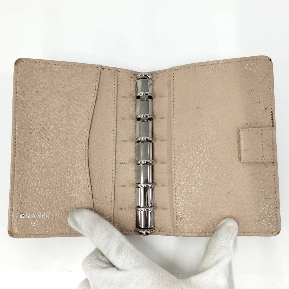 Chanel Notebook Cover Leather Black Agenda — view 2