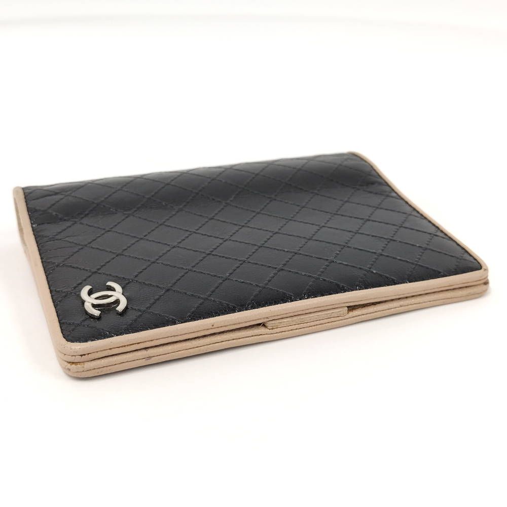 Chanel Notebook Cover Leather Black Agenda — view 5