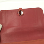 Hermes Dogon GM Bifold Wallet Leather Red — view 7