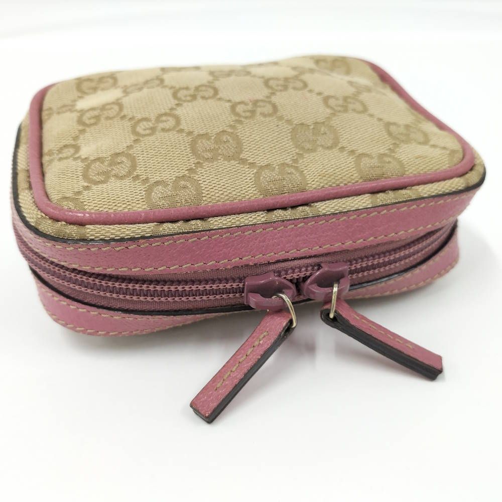 Gucci Pouch GG Canvas Beige — view 6