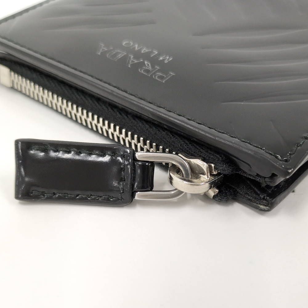 Prada Bifold Wallet Leather Black — view 5
