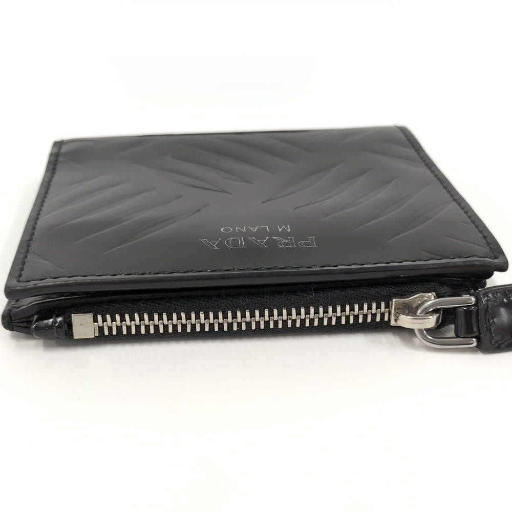 Prada Bifold Wallet Leather Black — view 6