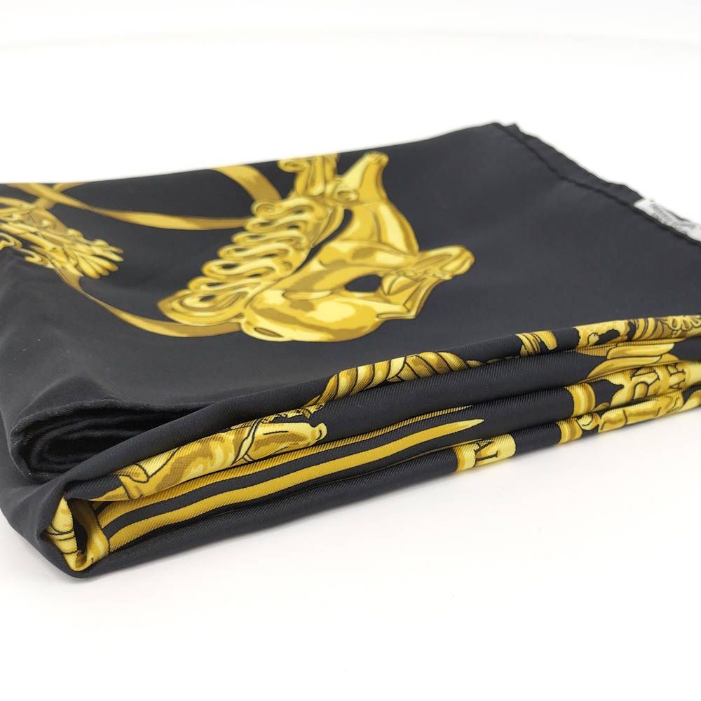 Hermes Carre 90 Scarf les Cavaliers D'or Golden Knight Silk — view 6