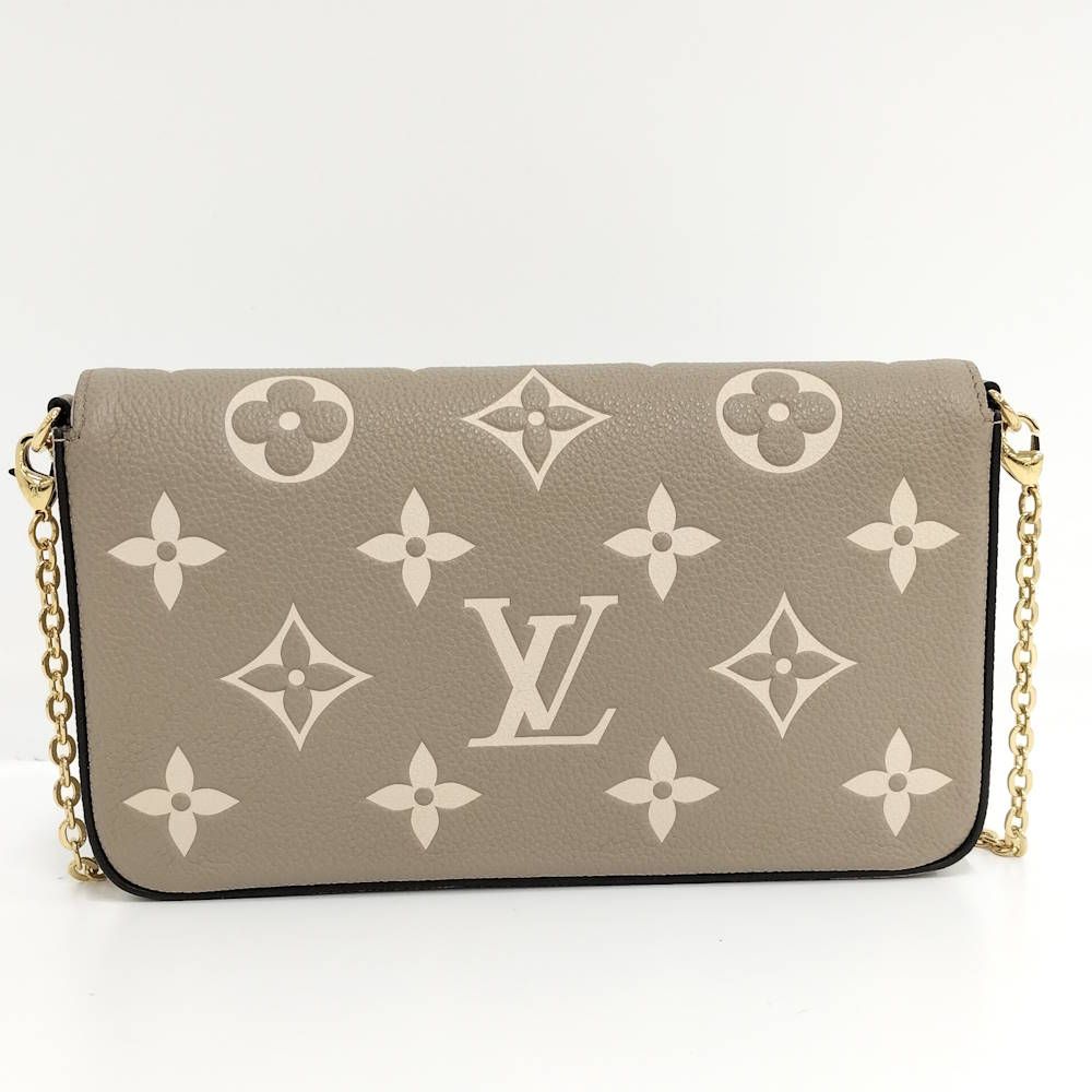 Louis Vuitton Pochette Felicie Tourterelle Chain Shoulder Bag Monogram Empreinte — view 2