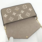 Louis Vuitton Pochette Felicie Tourterelle Chain Shoulder Bag Monogram Empreinte — view 7