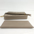Louis Vuitton Pochette Felicie Tourterelle Chain Shoulder Bag Monogram Empreinte — view 4