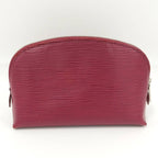 Louis Vuitton Pochette Cosmetic Pouch Epi Red — view 2