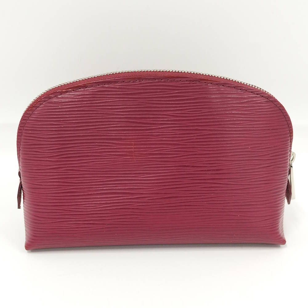 Louis Vuitton Pochette Cosmetic Pouch Epi Red — view 2