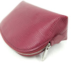 Louis Vuitton Pochette Cosmetic Pouch Epi Red — view 5