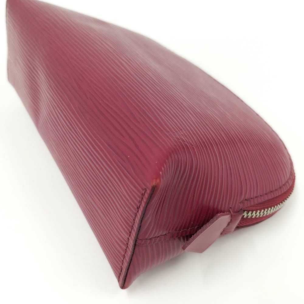 Louis Vuitton Pochette Cosmetic Pouch Epi Red — view 3