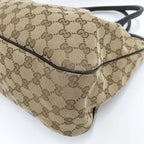 Gucci Ski Tote GG Canvas Leather Brown — view 3