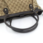 Gucci Ski Tote GG Canvas Leather Brown — view 4