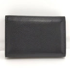 Celine Trifold Wallet Leather Black — view 4