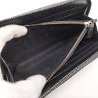 Bottega Veneta Zip Around Wallet Intrecciato Black — view 9