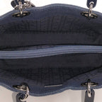 Dior Lady Handbag Denim Blue — view 7