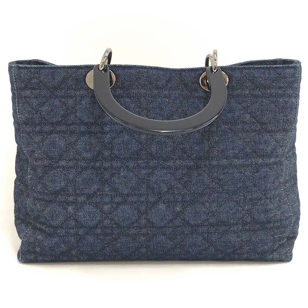 Dior Lady Handbag Denim Blue — view 2