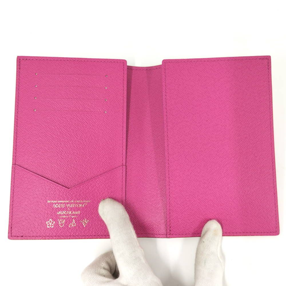 Louis Vuitton Takashi Murakami Collaboration LV Tm Passport Cover Couverture NM — view 2