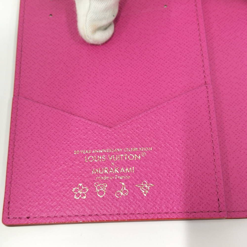 Louis Vuitton Takashi Murakami Collaboration LV Tm Passport Cover Couverture NM — view 7