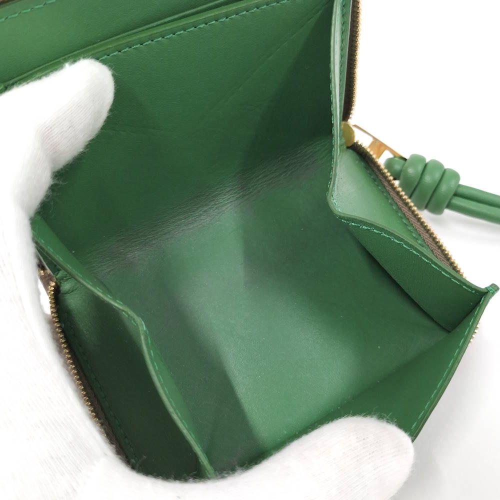 Loewe Zip Coin Bath Leather Beige Wallet — view 9