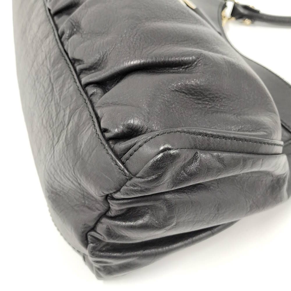 Gucci Abbey Shoulder Bag Leather Black — view 5