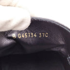 Chanel Loafers Leather Black List 37c — view 8
